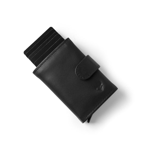 Cow Nappa Leather Card holder - Black