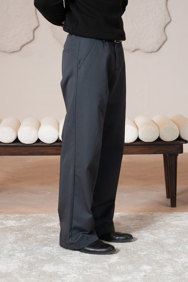 Wide Leg Pants – Dark Grey