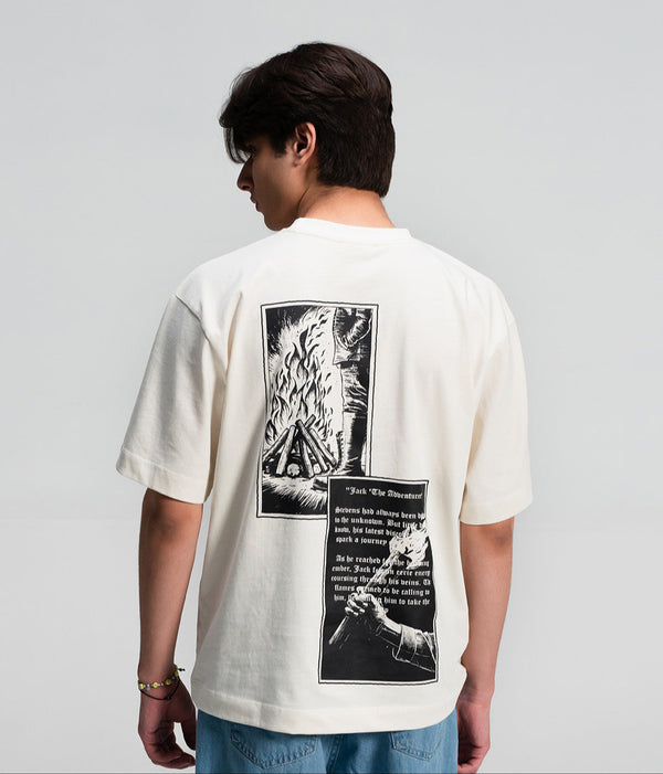 Adventurer Oversized T-Shirt - Off White