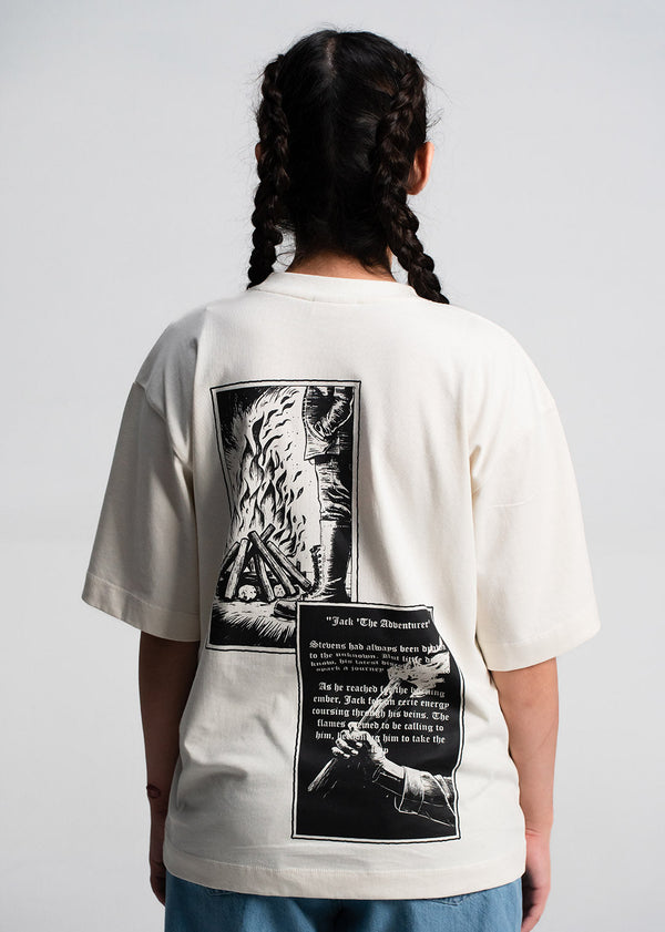 Boxy Fit T-Shirt – off white