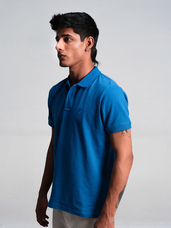Classic Blue Polo Shirt